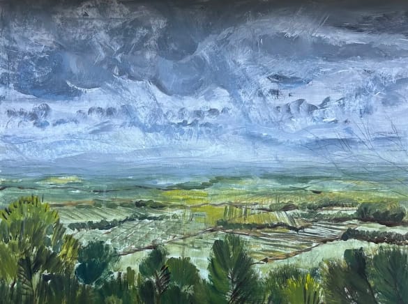 Landschaft im Languedoc